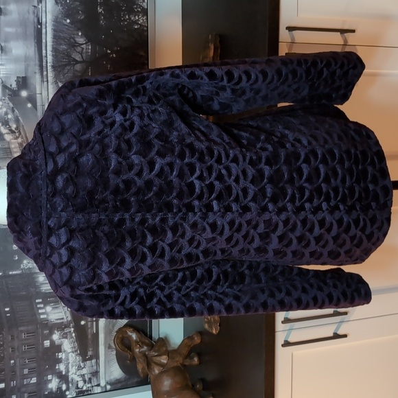 Mulberry Street Women's Purple Pea Coat,Size S. - Picture 5 of 12